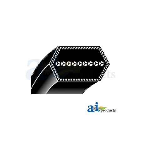 A & I PRODUCTS Double V-Belt (1/2" X 130") 19" x5" x18" A-AA128